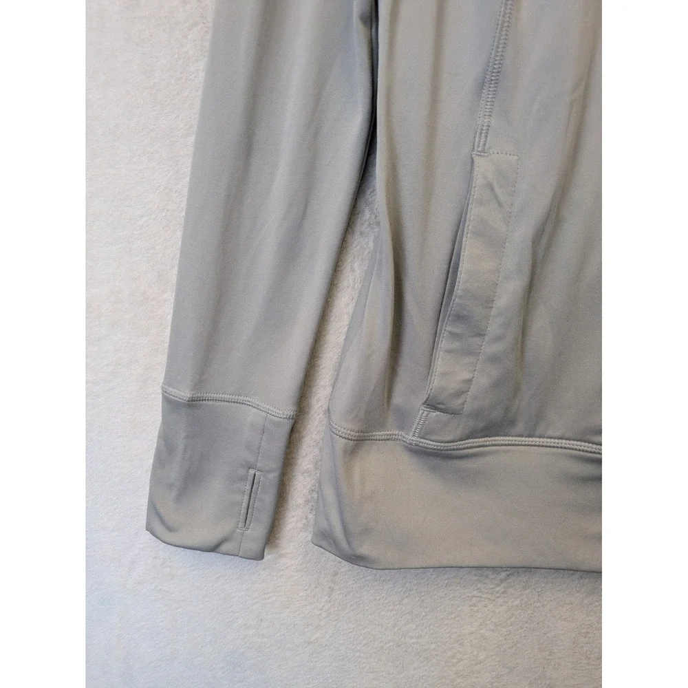 Columbia Full Zip Hoodie Women's Medium‎ Gray Thumbholes Activewear Jacket